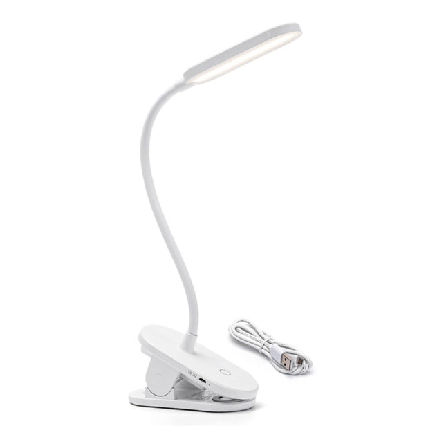 LAMPA LED DE BIROU CU PRINDERE 3W 200LM 3000K-6500K SENZOR DE MISCARE BAT 1200mAh 137x65x490MM