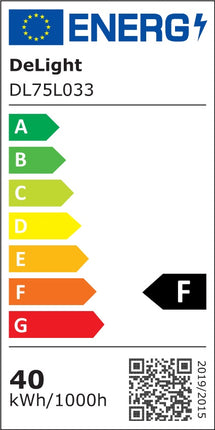 LUSTRA LED  40W CU 6 BRATE 3 CULORI+IR 610x90mm