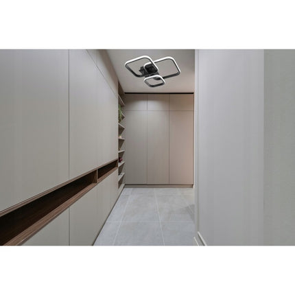 LUSTRA LED LIVING 80W CU 3 BRATE 3 CULORI+IR  580x150mm