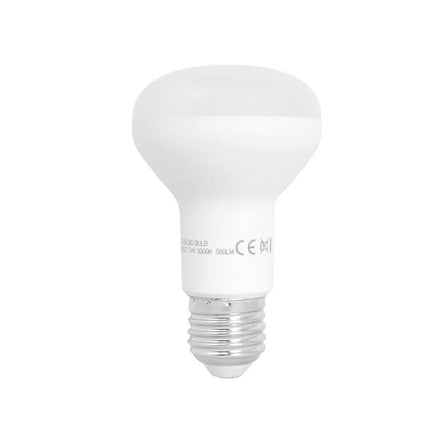 Bec leduri R63 E27 7W alb cald