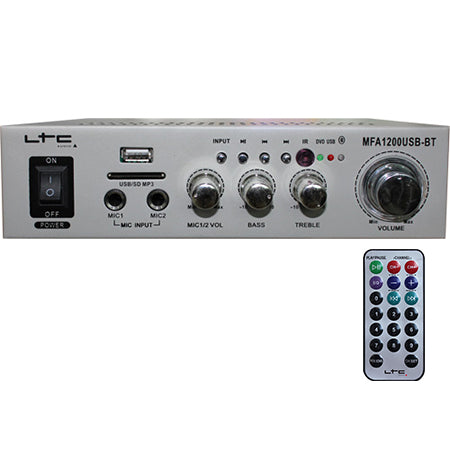 Amplificator karaoke 2x50W USB/SD/BT