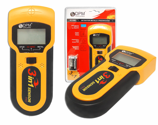 Detector metal/lemn/curent LCD