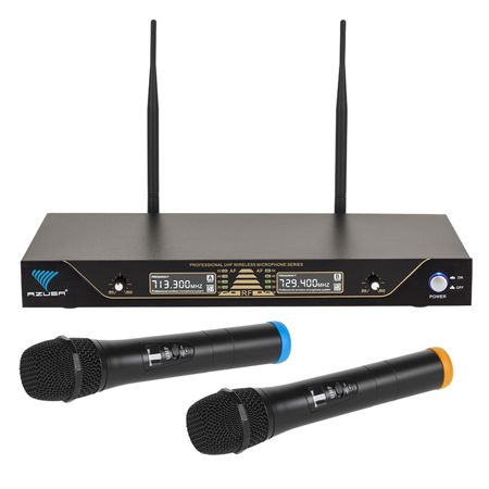 Statie 2 microfoane wireless UHF Azusa
