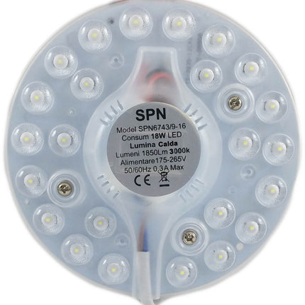 Modul Led pt Aplica Fi128, 18W=160W, 3000K, lumina calda
