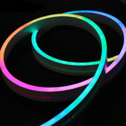 NEON FLEX RGB 12W/M 80LED/M 8X16MM 3535 230V IP65 12mm