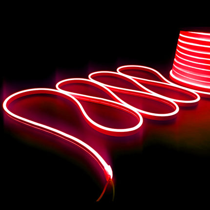 Neon flex ROSU 8W/M 5x11MM 2835 24V IP65