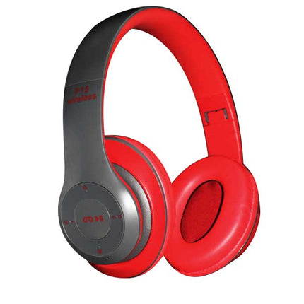 Casti Bluetooth Radio/MP3/TF/mic P15 Alien rosii