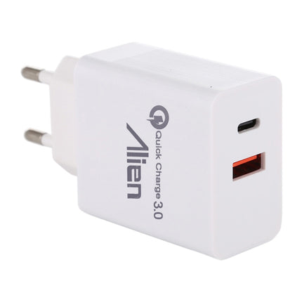 Incarcator priza 2.4A QC3.0 USB+tip C