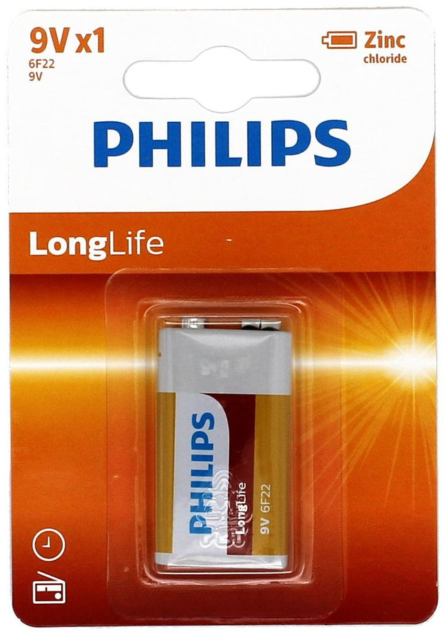 Baterie 9V Philips Longlife