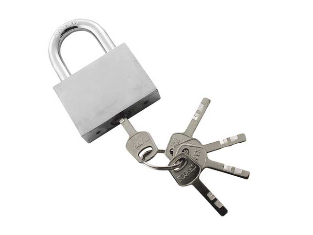 Lacat alb cu toarta mica (40MM)