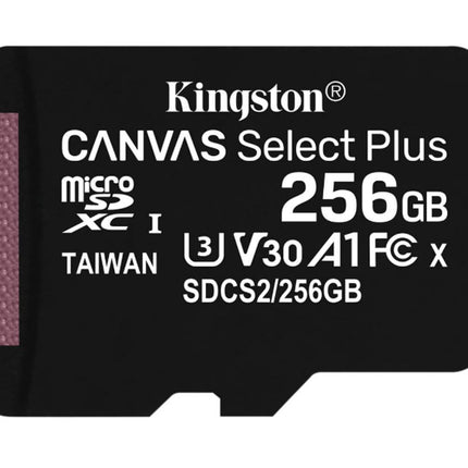 MicroSDXC 256Gb Kingston clasa 10 cu adaptor