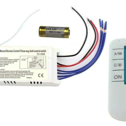 Modul ON/OFF 4 canal cu telecomanda