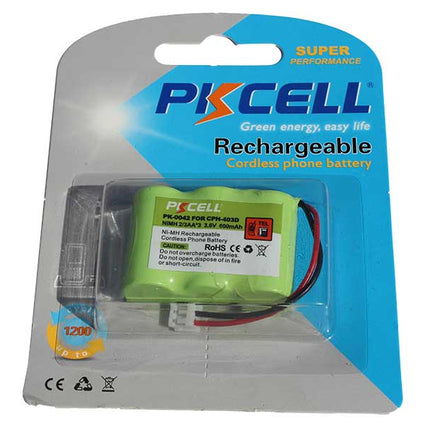 Grup de 3 acu 1/2xR6 600ma PKCELL