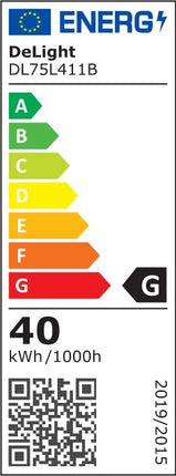 PLAFONIERA LED AQUILA NEGRU 40W/2400LM 3 CULORI 500MM