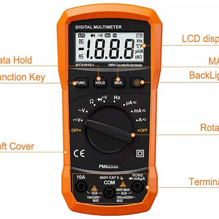 Multimetru PM8233D+