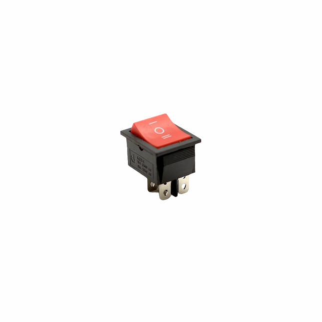 Buton intrerupator lat ON-OFF-ON 4 contacte 15A 220V - Aparataj electric