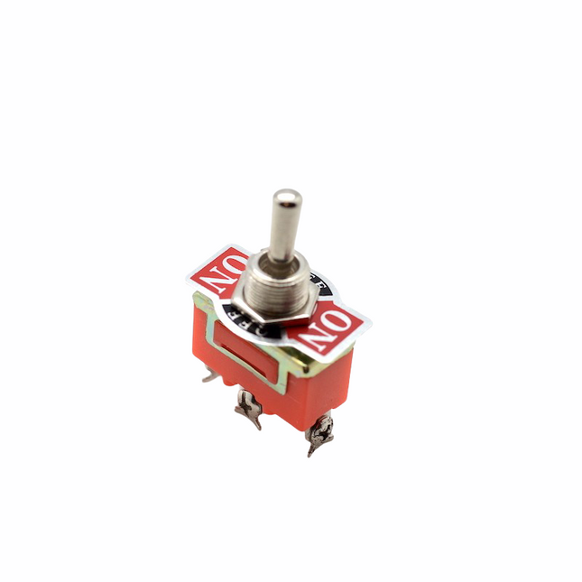 Intrerupator basculant metalic ON-OFF-ON 15A 220V - Aparataj electric