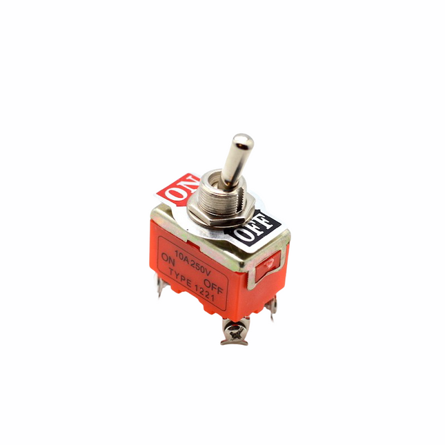 Intrerupator basculant dublu metalic ON-OFF 15A 220V - Aparataj electric