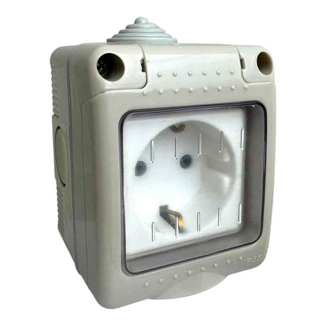 Priza Modulara Simpla cu capac, Antigron, 16A, IP55