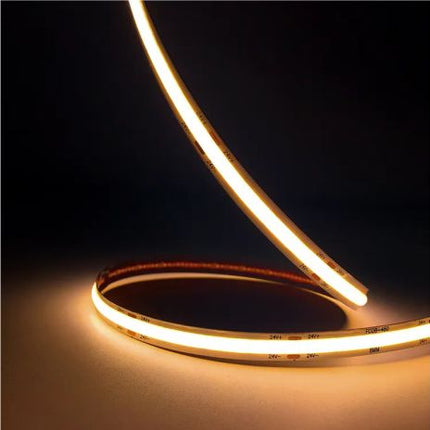 BANDA LED FCOB 24V 10W/m 3000K LUMINA CALDA 5m/Rolă