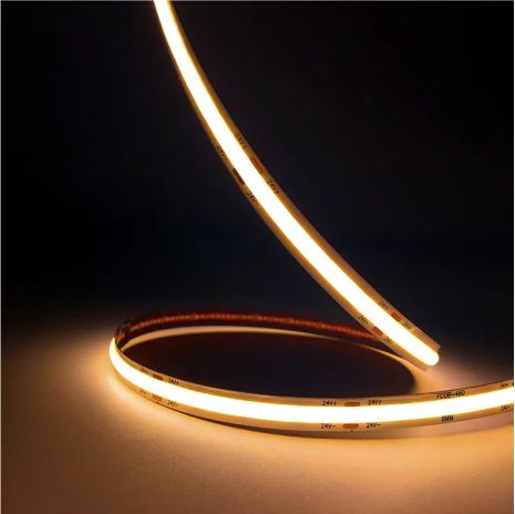 BANDA LED FCOB 24V 10W/m 3000K LUMINA CALDA 5m/Rolă