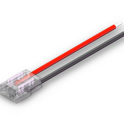 CONECTOR ALIMENTARE PT BANDA LED IP20 12V/24V PCB 10MM PIN 6.7mm 16CM