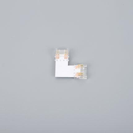 CONECTOR PRELUNGIRE "L" PT BANDA LED RGB IP20 12V/24V PCB 10MM PIN 7.2mm