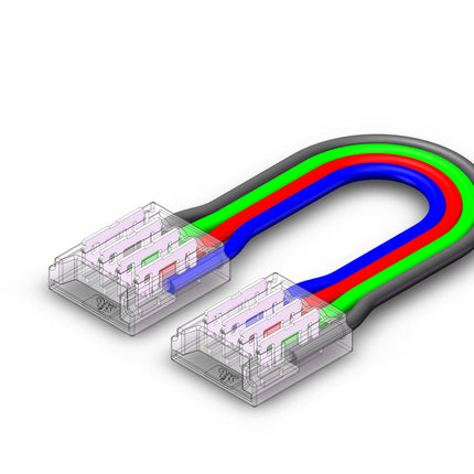CONECTOR CABLU CONECTOR PT BANDA LED RGB IP20 12V/24V PCB 10MM PIN 7.2mm 17CM