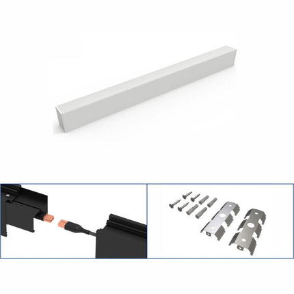 Corp LED liniar interconectabil, 20W, 5000K, alb