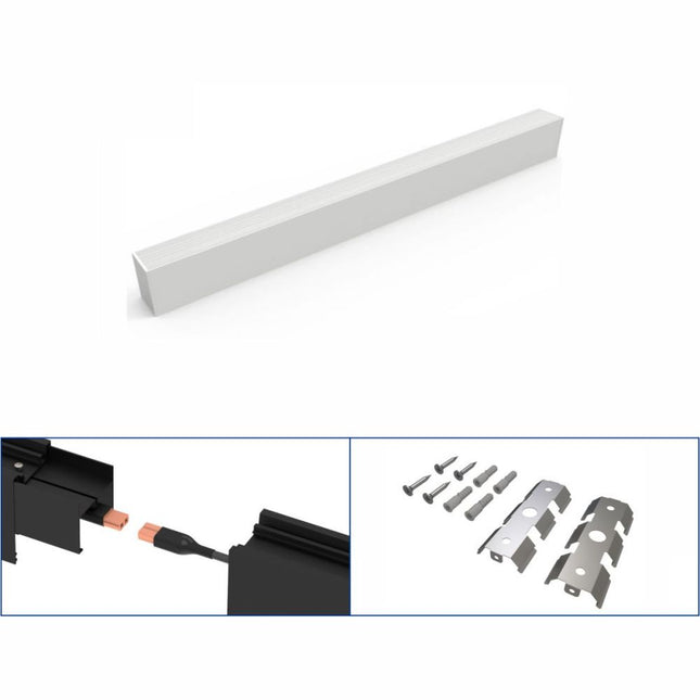 Corp LED liniar interconectabil, 20W, 5000K, alb