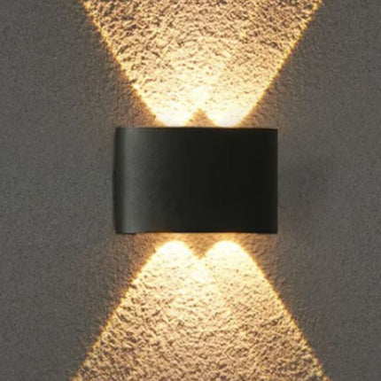 APLICA LED PERETE LUMARO 4W 280LM 3000K NEGRU 120*78*40MM