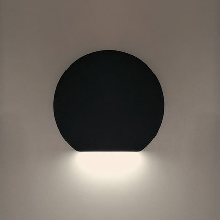 Aplica LED Perete Semicerc   fi135, 7W 3000K, lumina calda, cu protectie IP65