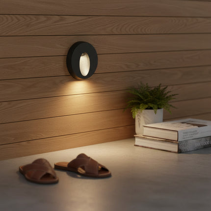 SPOT LED SCARA NEGRU 3W 3000K 68*48MM IP65
