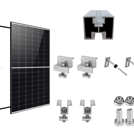 Sistem prindere panouri fotovoltaice metalic 10 module