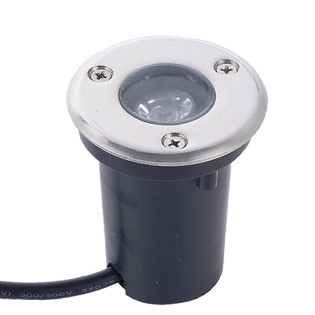 Spot LED pardoseala 1W=5W, Ø65mm,  6400K, lumina rece
