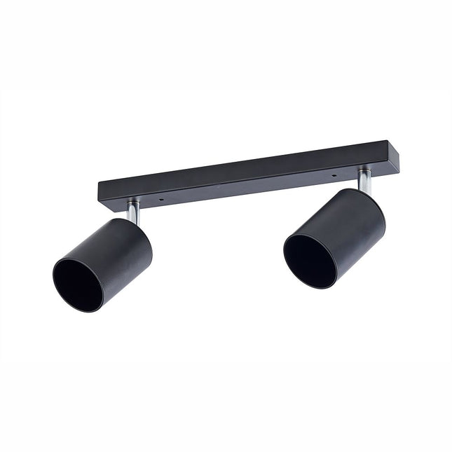 Spot Liniar Reglabil Negru 2XGU10 450mm