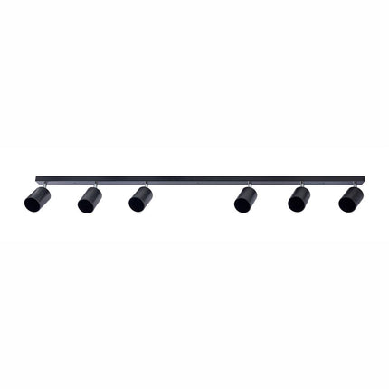 Spot Liniar Reglabil  Negru 6 X GU10 1180mm
