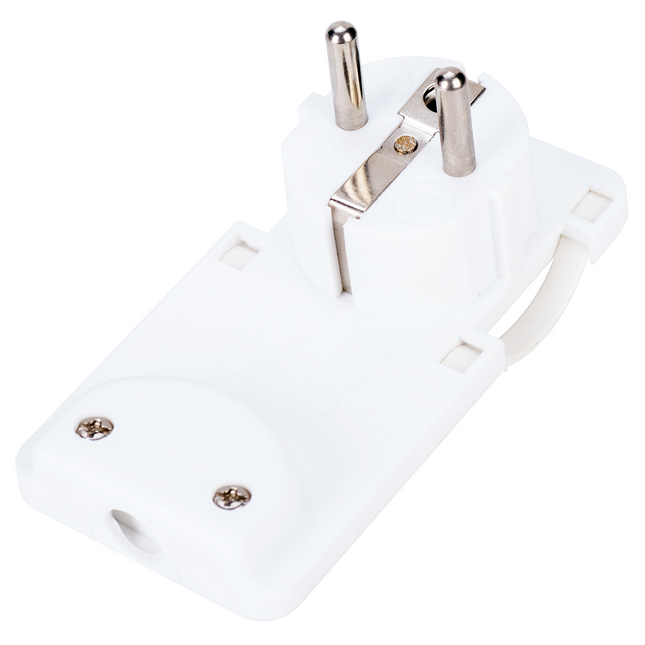 Stecher cu CP, 16A, Plat