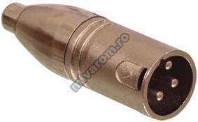 Adaptor XLR tata - RCA mama
