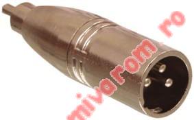 Adaptor XLR tata - RCA tata