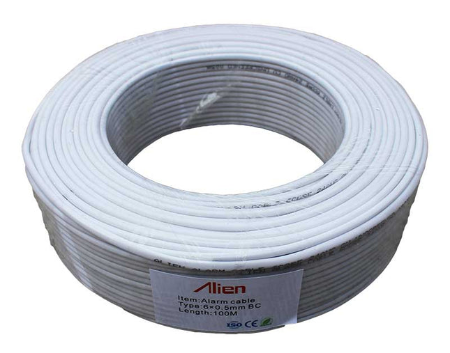 Cablu alarma 6x0,5mm Cu 100m