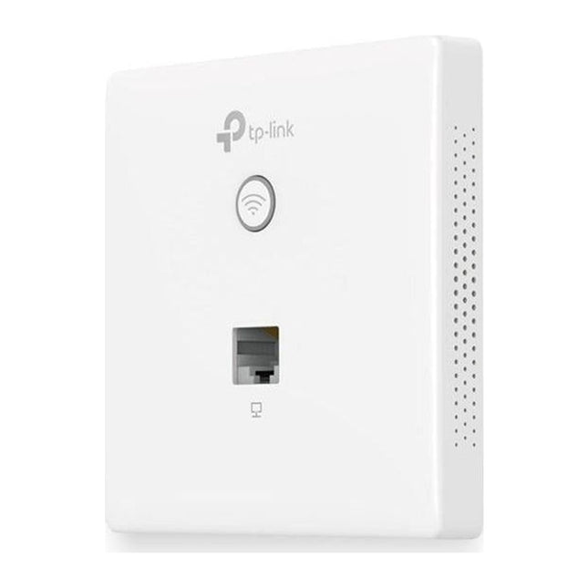 Access point de perete TP-Link EAP115-Wall, N300, montare in doza, PoE 802.3af