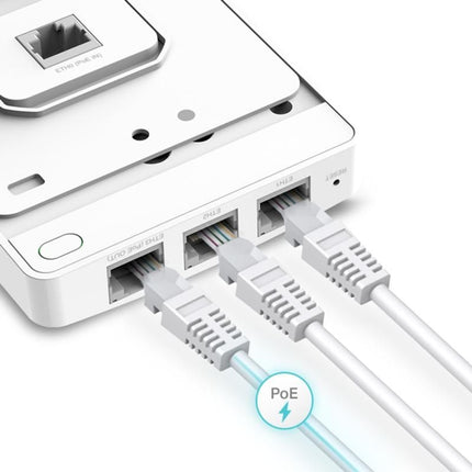 Access point de perete TP-Link EAP235-Wall, AC1200, 4 porturi Gigabit, PoE Out - imagine 5