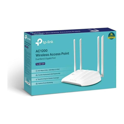 Access point TP-Link TL-WA1201, AC1200 Dual-Band, 4 antene, Gigabit, Passive PoE - imagine 6