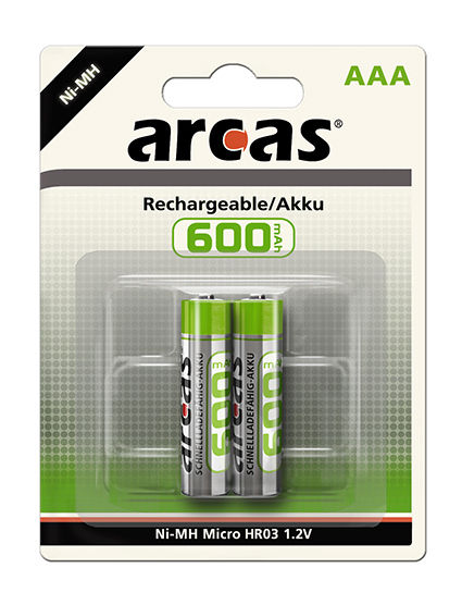 Set 2 acumulatori 600ma Arcas R3