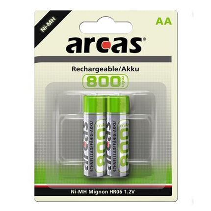 Set 2 acumulatori 800ma Arcas R6