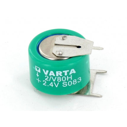 Acumulator Varta 2.4V V2/80H-SLF1/1 cu 2 Pini, Capacitate 80mAh Ni-Mh Bulk
