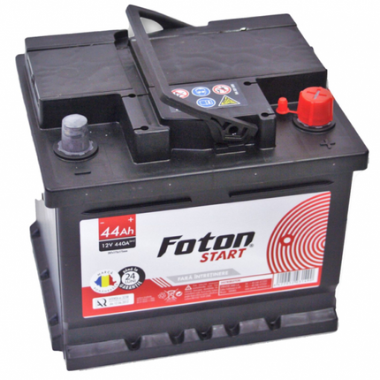 Baterie Auto 12V 44Ah, Pornire 440A, Dimensiuni 207 x 175 x 175 mm Borna+ Dreapta Foton Start