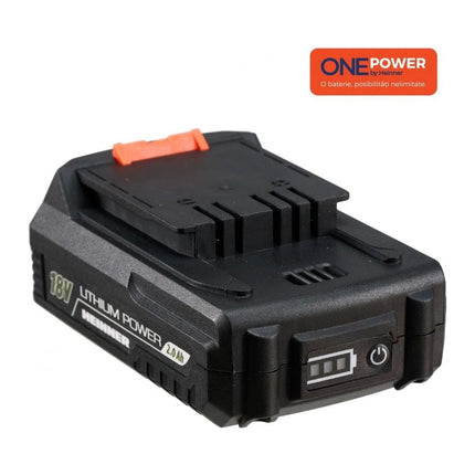 Acumulator Heinner One Power HR-LAC001, 18 V, 2.0 Ah, Li-Ion, cu indicator LED