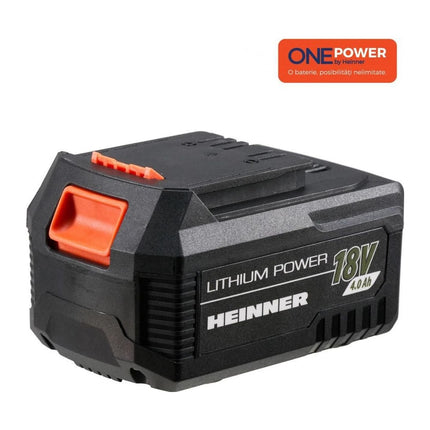 Acumulator Heinner One Power HR-LAC002, 18 V, 4.0 Ah, Li-Ion, cu indicator LED